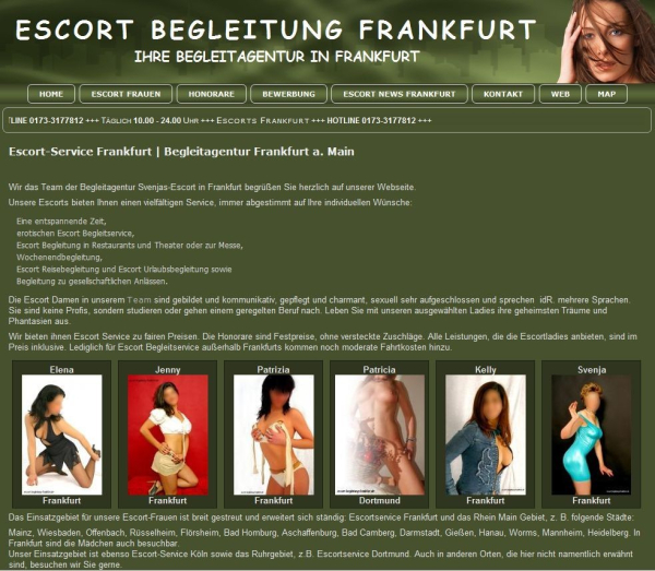 Escort Begleitung Frankfurt